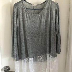 Long sleeve Lace Shirt